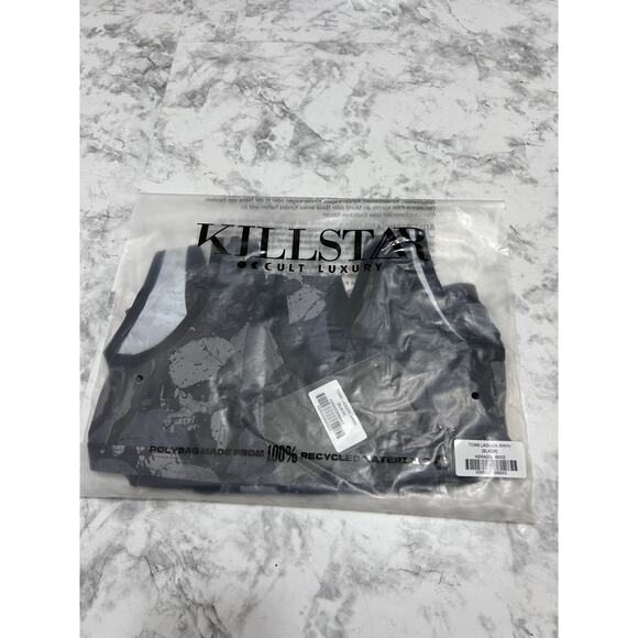 Killstar Tomb Lagoon Bikini Set XS Black Skull Gothic Pinup Vampy Rockabilly Emo - Picture 7 of 11